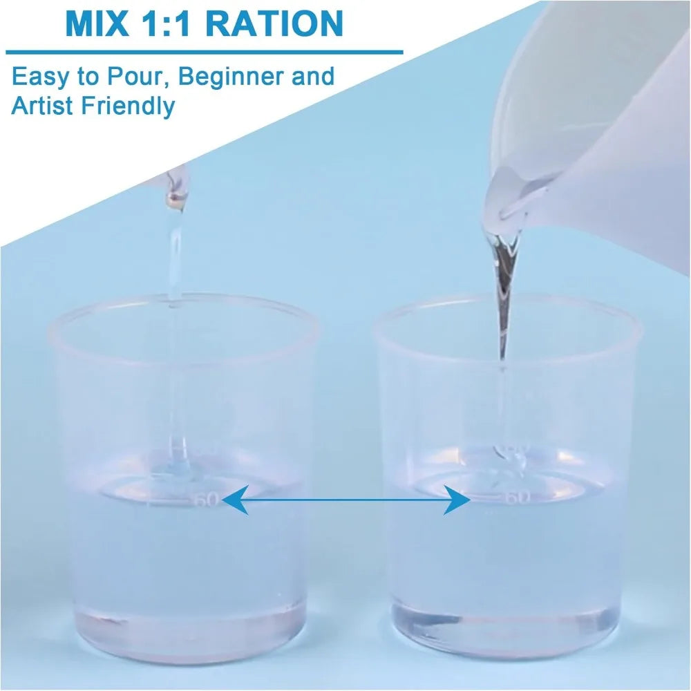 2 Gallon Resin Kit, DIY Jewelry Making, No Bubble