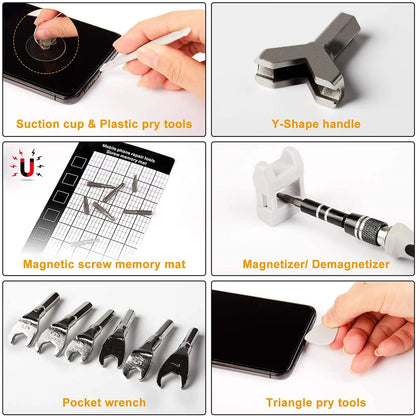 Magnetic Phillips Screw Bit Kit WOZOBUY With Electrical Driver