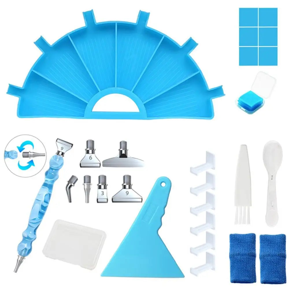 6 Grid Tray Kits Large Capacity Drill Plate