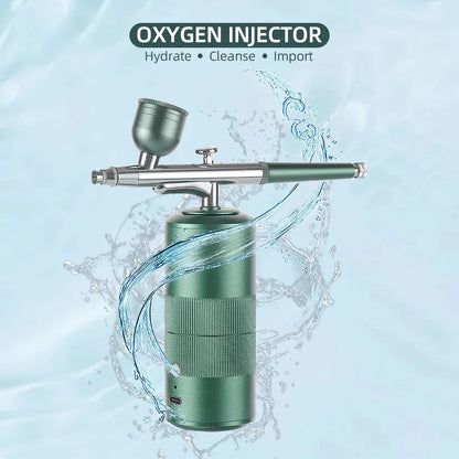 Oxygen Injector Mini Compressor Kit Air-Brush  Gun