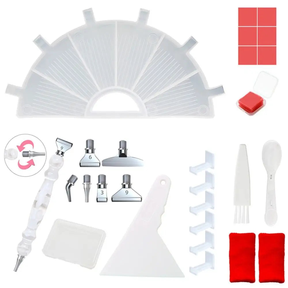 6 Grid Tray Kits Large Capacity Drill Plate