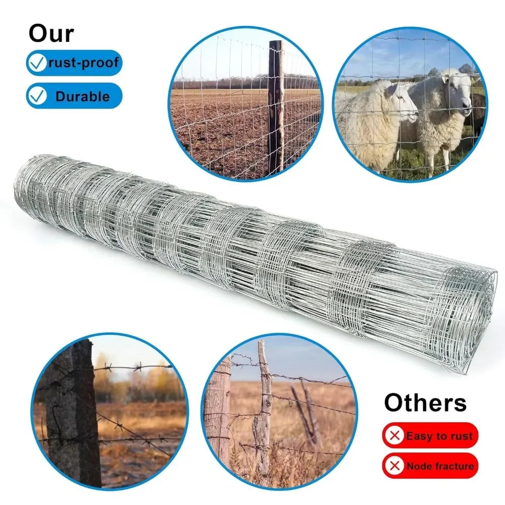 4 feet x 164 feet wire mesh fence