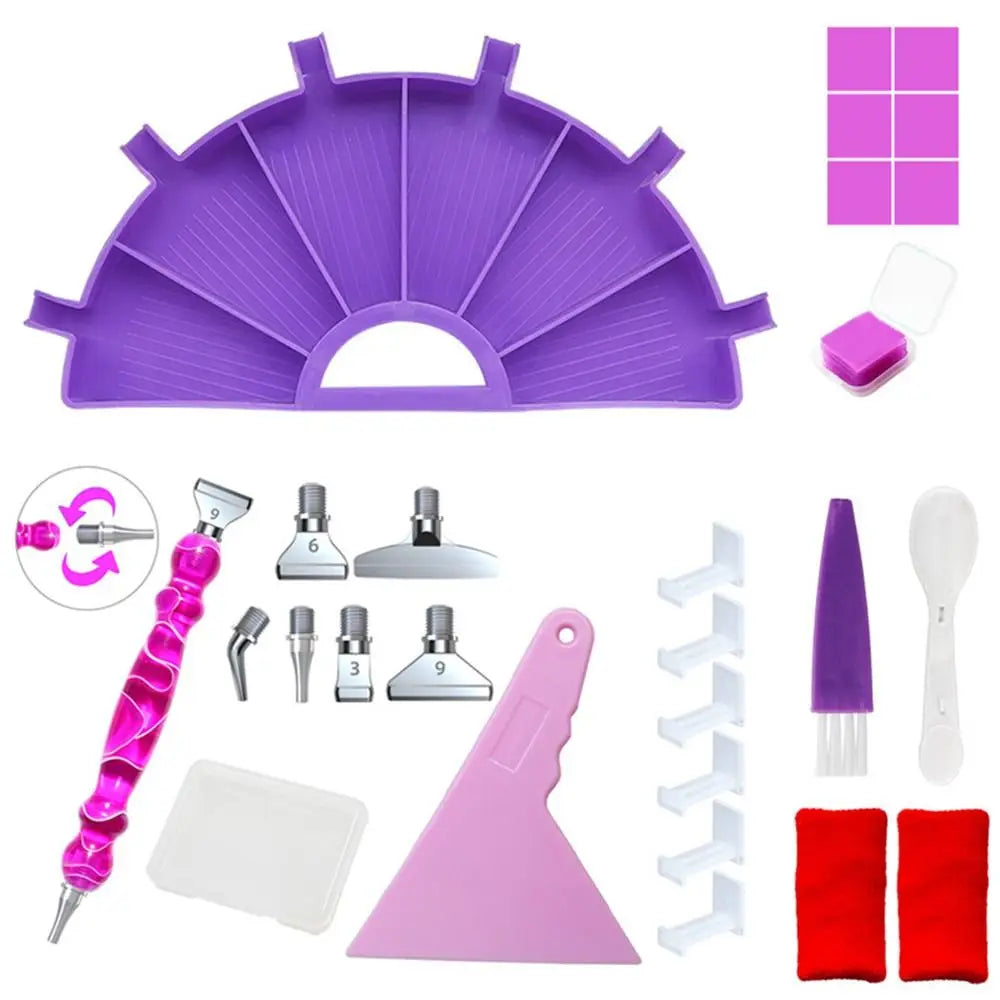 6 Grid Tray Kits Large Capacity Drill Plate